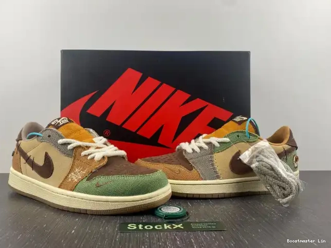 Boostmaster lin Retro 1 Low OG DZ7292-200 Jordan Voodoo Zion Williamson 0624